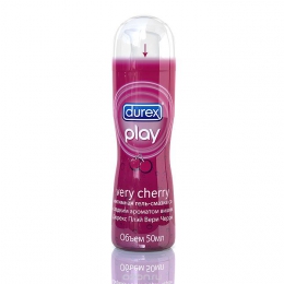 Интимная гель-смазка со сладким ароматом вишни "Durex play very cherry"