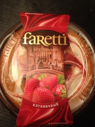 Итальянский десерт "Faretti" Клубничный