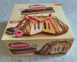Итальянский кекс с вишнёвым джемом и шоколадным кремом "Яшкино"