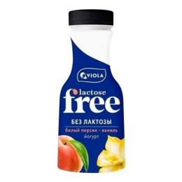 Йогурт питьевой безлактозный Viola Free с белым персиком и ванилью 1,3 %