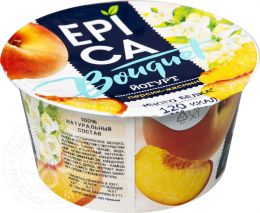 Йогурт высокобелковый Epica Bouquet персик-жасмин 4,8%