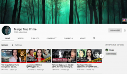 Канал на YouTube Margo True Crime