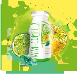 Кисломолочный напиток Vita Complex Лимон-Лайм-Мята