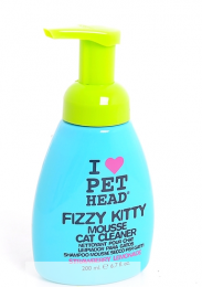 Клубнично-лимонадный шампунь-мусс без смывания для кошек Pet Head Fizzy Kitty