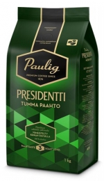 Кофе Paulig Presidentti Tumma Paahto в зернах