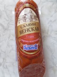 Колбаса варено-копченая "Колбико" Салями Венская 1 сорта