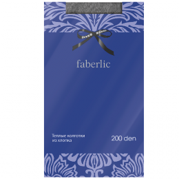 Теплые колготки из хлопка "Faberlic" 200 ден арт. ST212