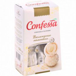 Конфета "Confessa" с цельным миндальным орехом в кокосовой стружке