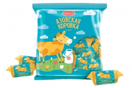 Конфеты «Азовская коровка молочная» Азовская кондитерская фабрика