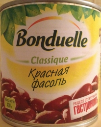 Консервированная красная фасоль "Bonduelle" классическая