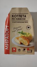Котлета по-киевски с картофельным пюре «Мираторг»
