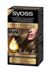 Краска для волос Syoss Oleo Intense дымчатый микс 6-55 Пепельный темно-русый