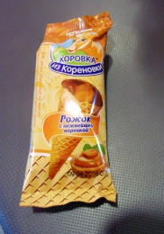 Десерт рожок "Коровка из Кореновки" с нежнейшей сгущенкой