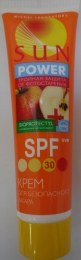 Крем для безопасного загара Sun power SPF-30