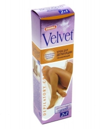 Крем для депиляции Velvet увлажняющий с экстрактами тропических фруктов