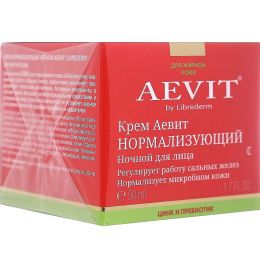 Крем для лица Librederm AEVIT крем нормализующий ночной