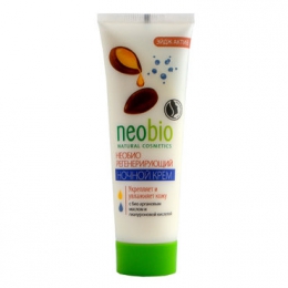 Крем для лица ночной Neobio "Регенерирующий" с био аргановым маслом и гиалуроновой кислотой