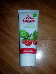 Крем для рук косметический витаминно-глицериновый "Весна" La fresh с экстрактом шиповника