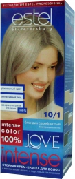Крем-краска для волос Estel Love Intense 10/1 блондин серебристый