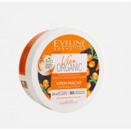 Крем-масло для лица и тела Eveline Viva organic на органическом масле облепихи и bio экстракте мумиё