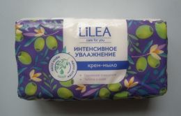 Крем-мыло туалетное с маслом оливы Lilea "Интенсивное увлажнение"