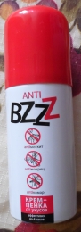 Крем-пенка ANTI BZZZ от укусов насекомых