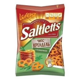 Крендельки Lorenz Чипс-крендель со вкусом розмарина