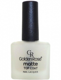Лак для ногтей "Golden Rose" Matte Top Coat