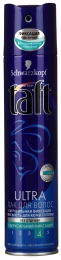 Лак для волос Taft Три погоды «Ultra» Мягкость для кожи головы Без отдушек Сверхсильная фиксация