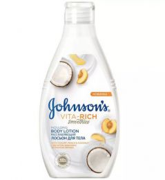 Лосьон для тела Johnson's Body Care Vita-Rich Smoothies Расслабляющий с йогуртом, кокосом и персиком