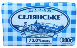 Масло селянское сладкосливочное "Люстдорф" 73,0%