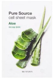 Маска для лица Missha Pure Source Cell Sheet Mask Aloe