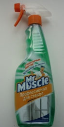 Чистящее средство Mr. Muscle Профессионал для стёкол с нашатырным спиртом