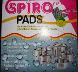 Мочалки от нагара на посуде Spiro Pads