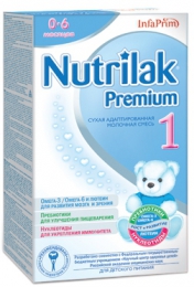 Молочная смесь Nutrilak Premium 1 0-6 месяцев