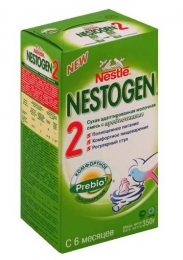 Молочная смесь с пребиотиками Nestogen 2 Nestle
