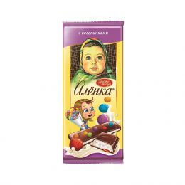 Молочный шоколад Красный октябрь "Аленка" с веселинками