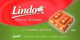 Молочный шоколад Lindo с лесным орехом