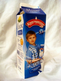 Молоко питьевое пастеризованное "Краснинское" 3,2%