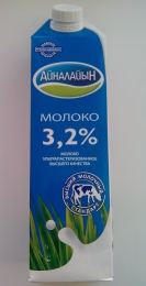 Молоко ультрапастеризованное "Айналайын" 3.2%