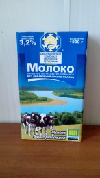 Молоко ультрапастеризованное "Молоко Башкортостана" 3,2%