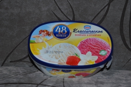 Мороженое Nestle "48 копеек" Классическое ванильное и клубничное