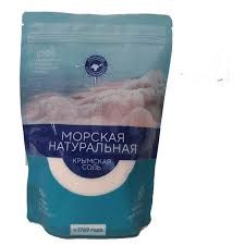 Морская натуральная крымская соль "Крымский солепромысел"