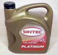 Моторное масло Sintec Platinum 5W40 SN/CF