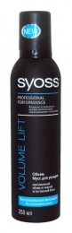 Мусс для укладки волос Syoss Volume Lift Обьем экстрасильная фиксация