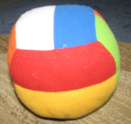 Мяч с погремушкой "Шалун" Фокс