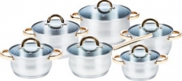 Набор кухонной посуды из 12 предметов Cookware set Mr-2006 Maestro