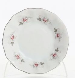 Набор тарелок 17 см Серая роза платина Bernadotte Артикул: 7095360
