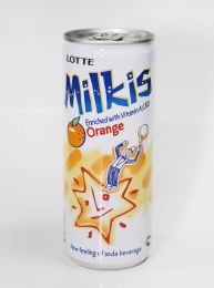 Напиток газированный безалкогольный Lotte Milkis Апельсин