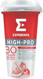 Напиток кисломолочный Exponenta High-pro "Клубника - Арбуз"
